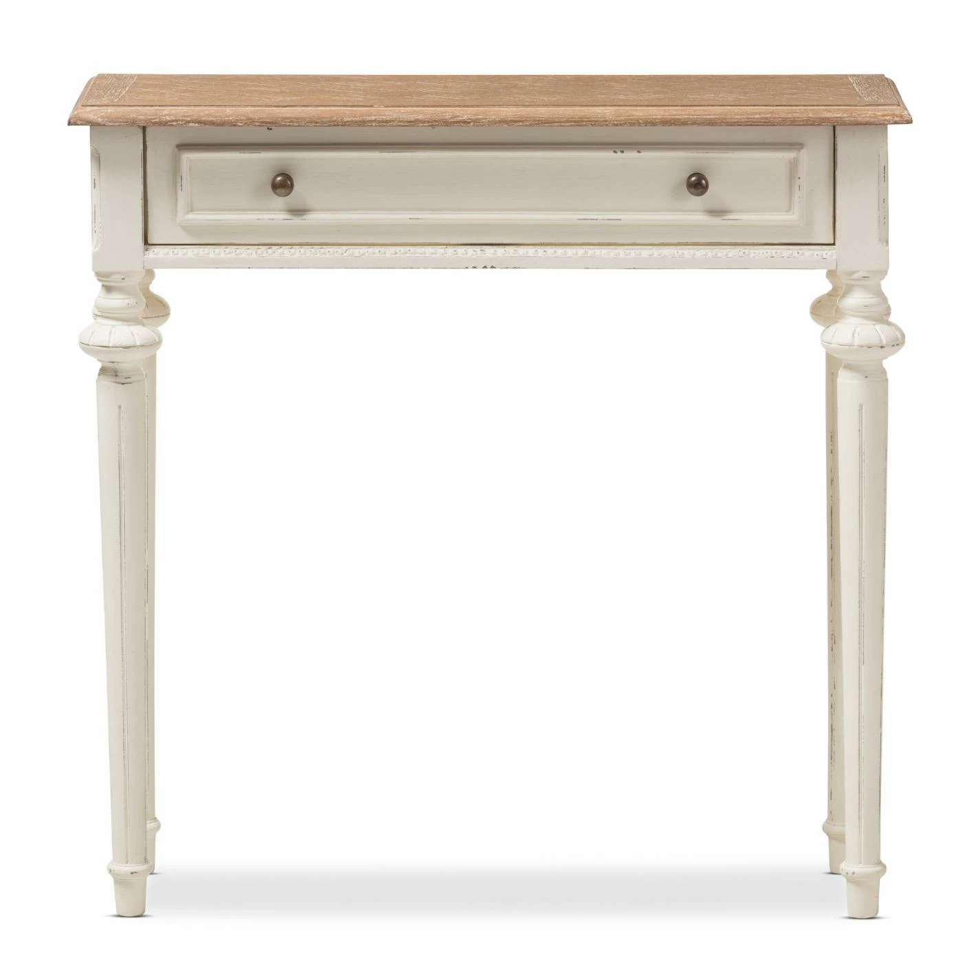 Top 10 💯 Wood HN Home Seneca Coastal Weathered Oak And Distressed White Wash Console Table 🔔 - Image 3