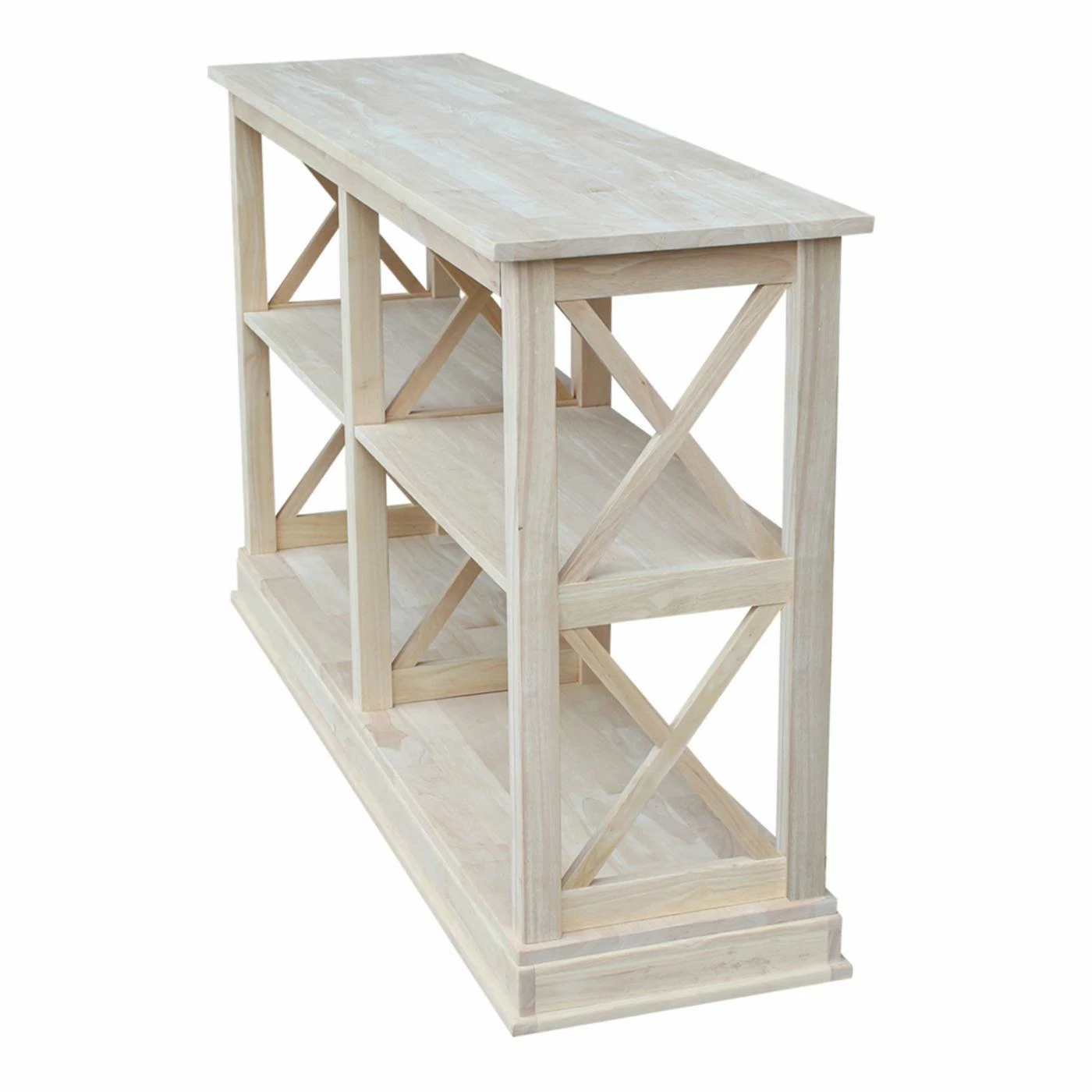 New 🤩 Wood International Concepts Hampton Sofa Table With Shelves ⭐ 3 New 🤩 Wood International Concepts Hampton Sofa Table With Shelves ⭐ - Image 3