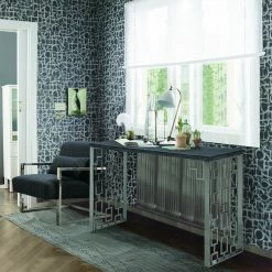 Alternative view of Flash Sale ✨ Metal Armen Living Skyline Rectangular Console Table 🛒
