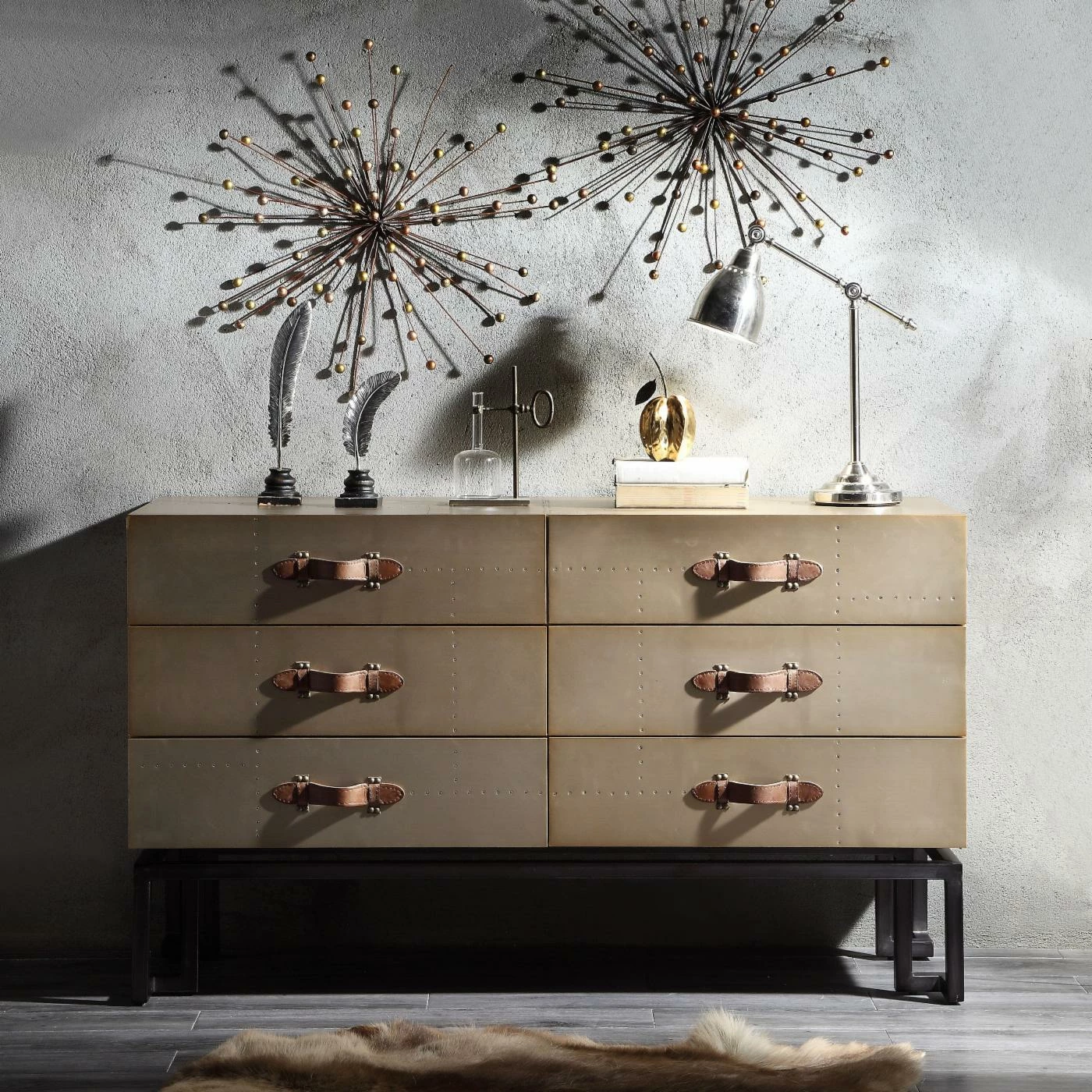 Best Pirce π Metal Acme Furniture Jennavieve Console Table π - Image 2