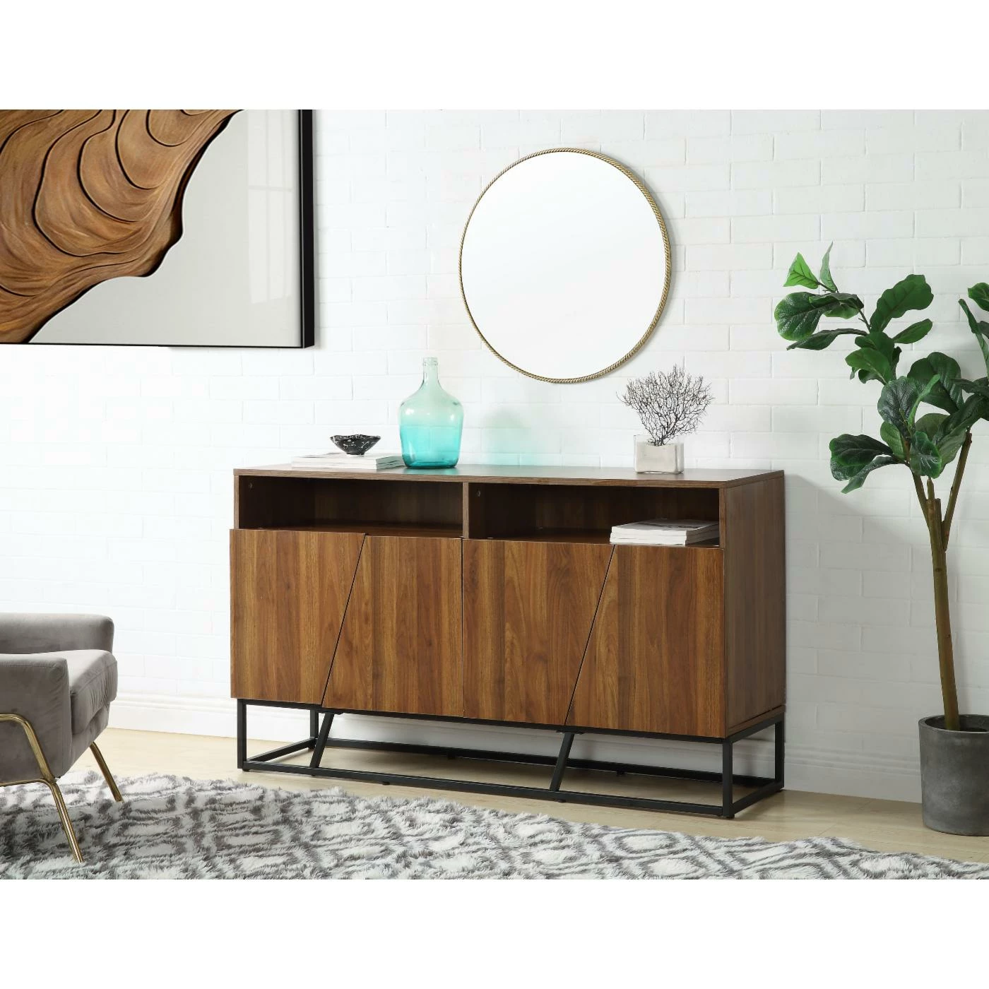 Brand new β Metal Acme Furniture Walden Contemporary Console Table π - Image 2