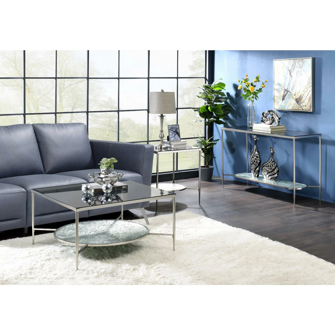 Buy π Metal Acme Furniture Adelrik Sofa Table β¨ - Image 2