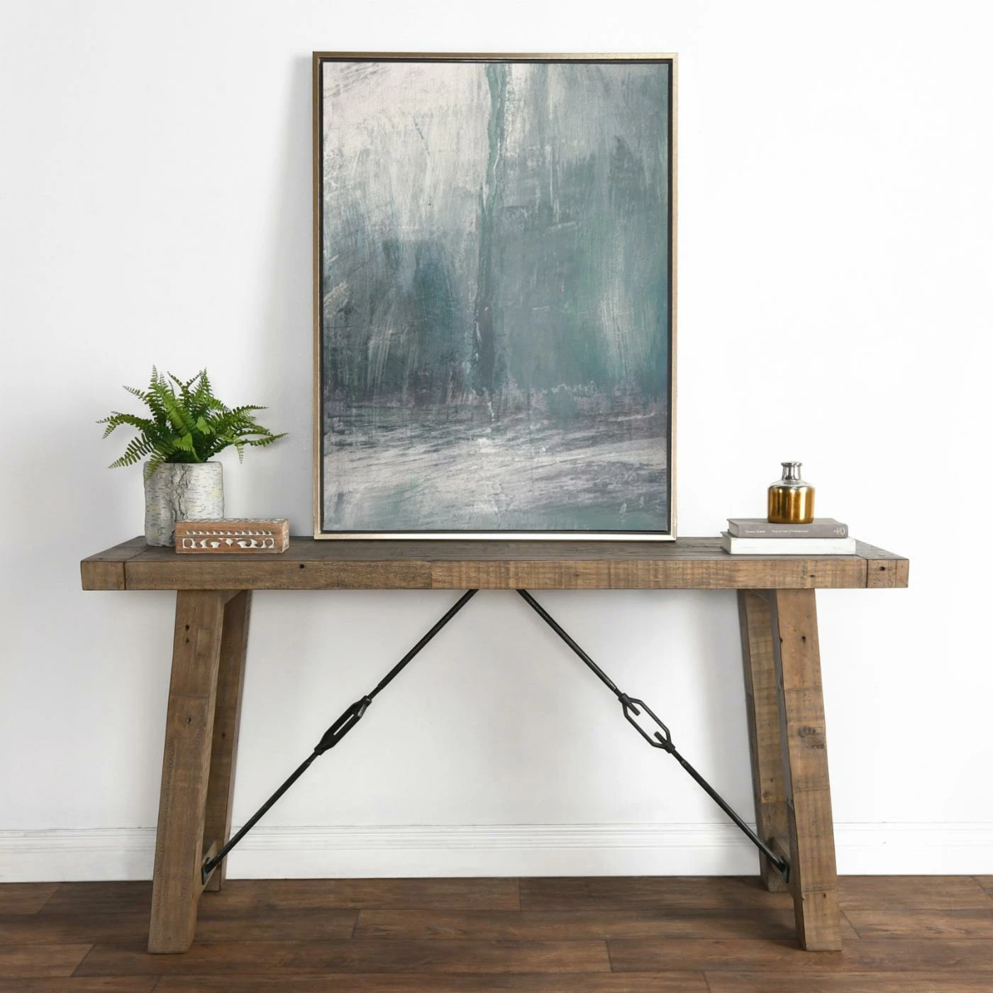 Promo 👍 Wood Kosas Home Tuscany Reclaimed Pine Console Table ✔️ - Image 2