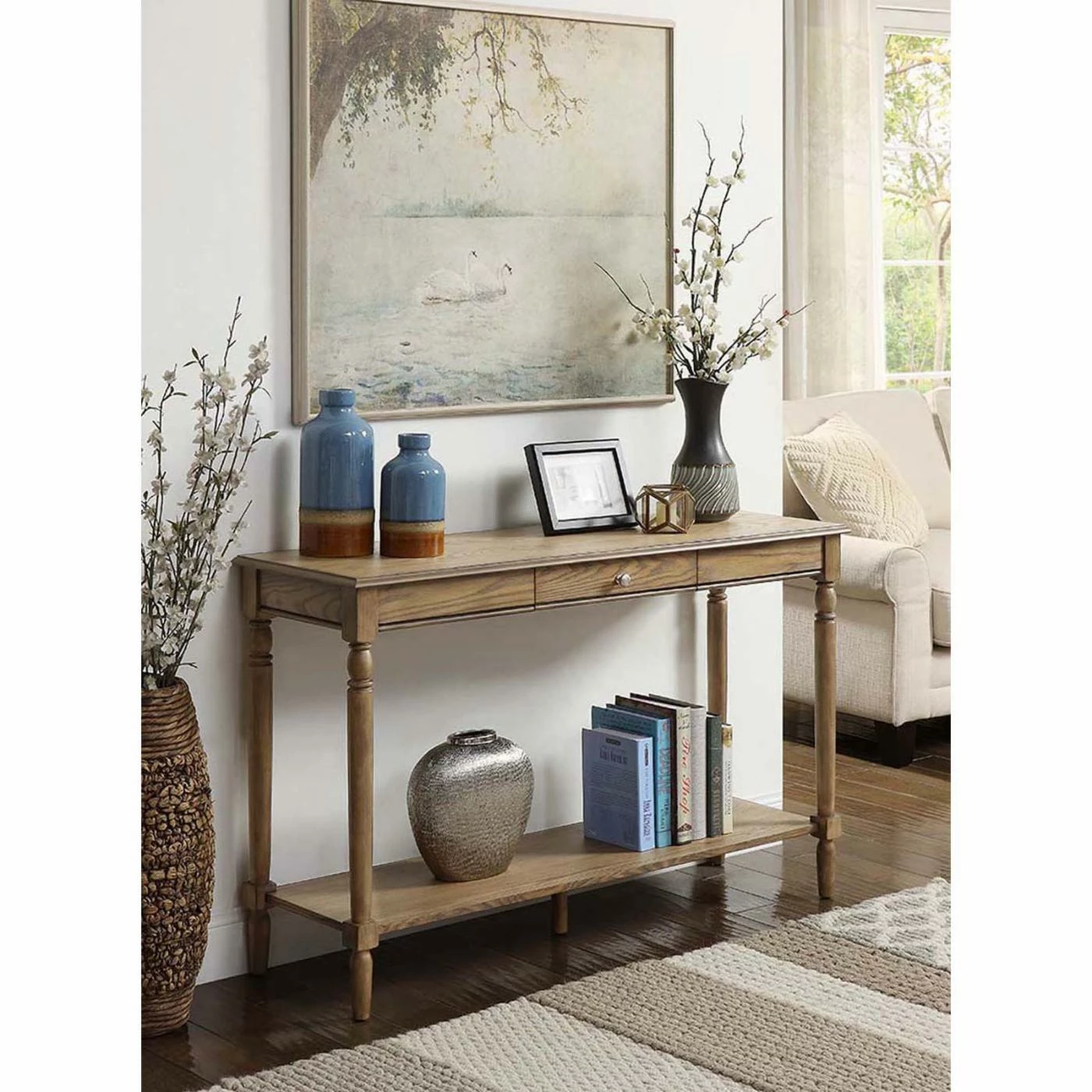 Top 10 ๐ Wood Convenience Concepts French Country Console Table With Drawer And Shelf โค๏ธ - Image 2