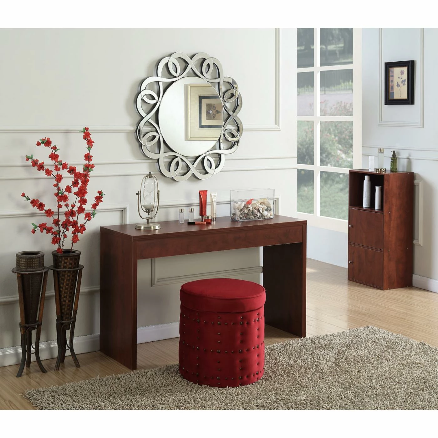 Deals 😉 Wood Convenience Concepts Northfield Wall Console Table 😉 2 Deals 😉 Wood Convenience Concepts Northfield Wall Console Table 😉 - Image 2