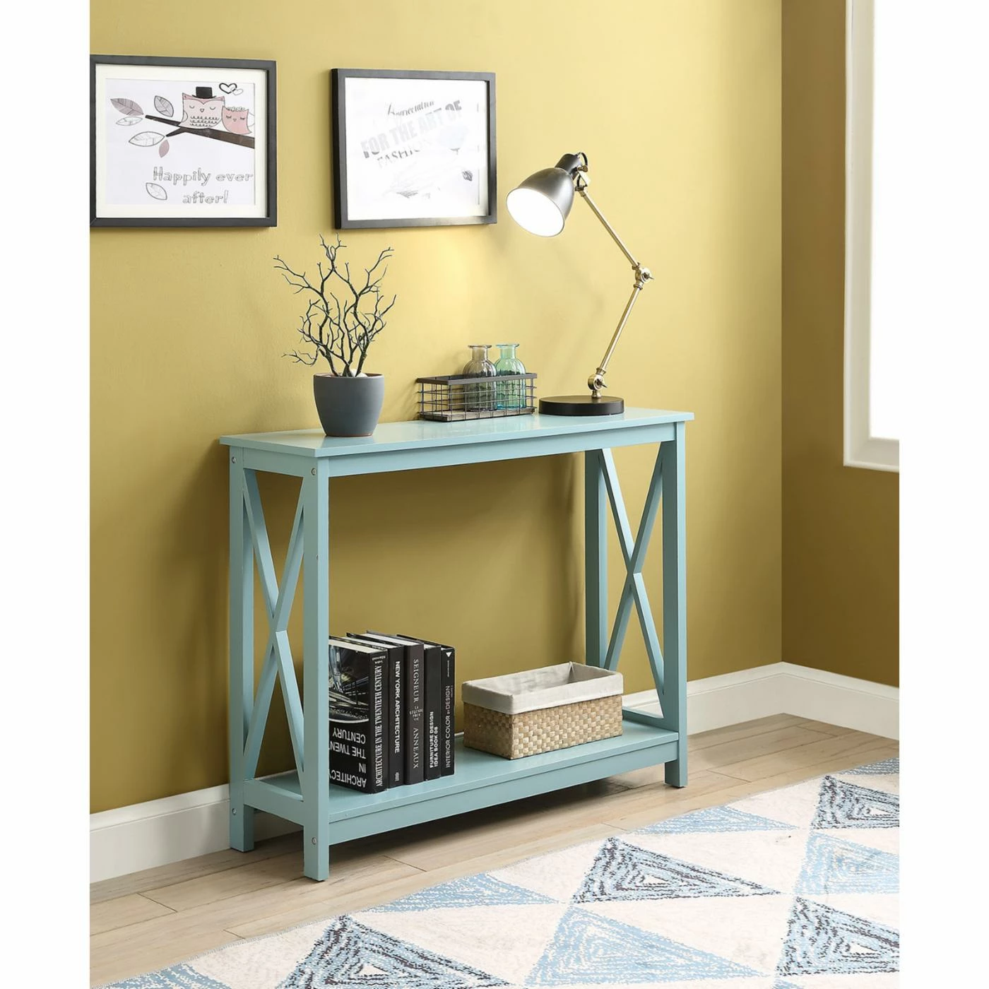 Budget 😉 Wood Convenience Concepts Oxford Rectangle Console Table 👍 2 Budget 😉 Wood Convenience Concepts Oxford Rectangle Console Table 👍 - Image 2