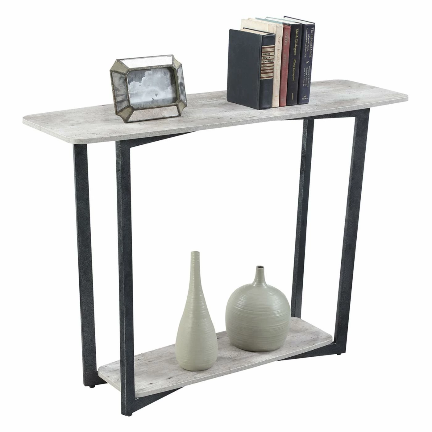 Hot Sale ๐ฏ Metal Convenience Concepts Graystone Console Table ๐ - Image 2