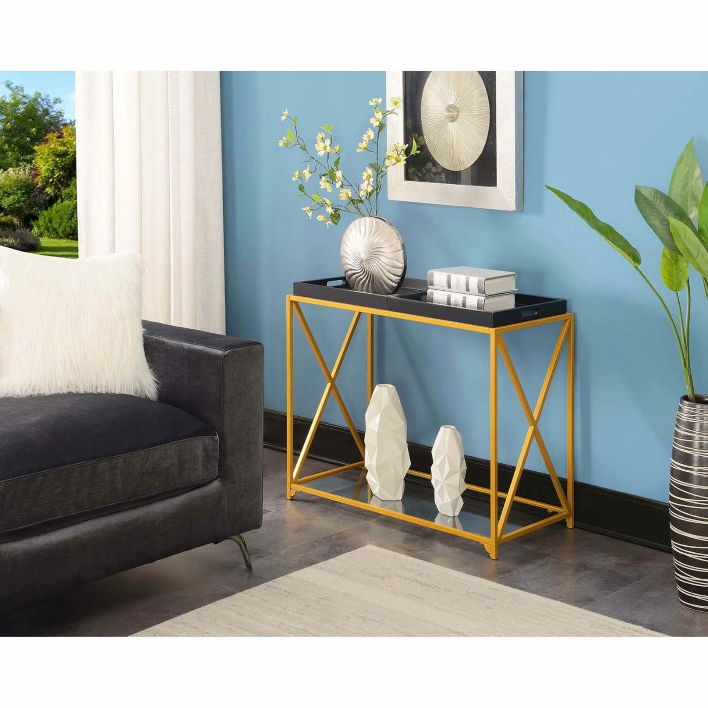 Best reviews of π― Metal Convenience Concepts St. Andrews Console Table π - Image 2