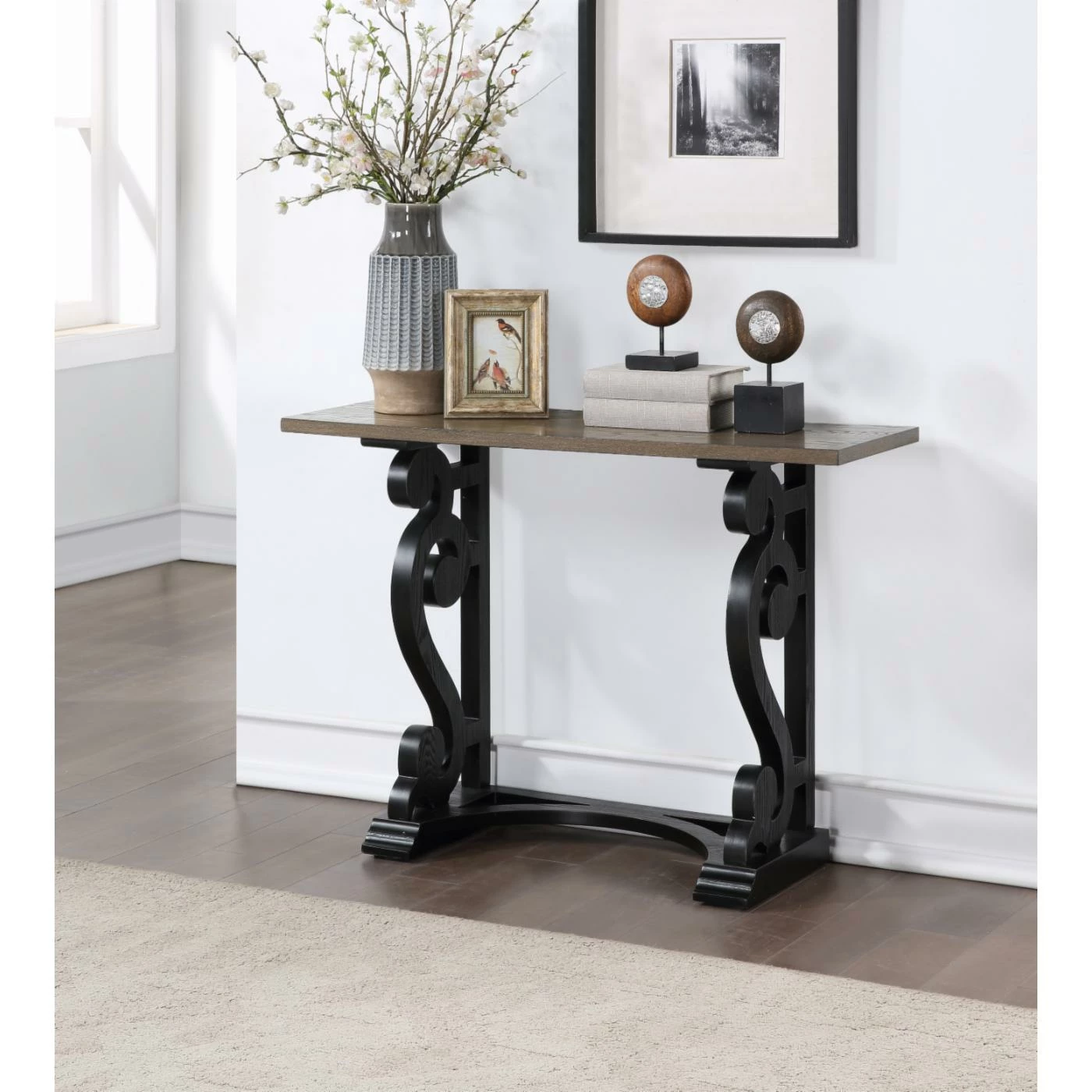 New ⌛ Wood Coast To Coast Imports Writing Desk Console Table 😍 - Image 2