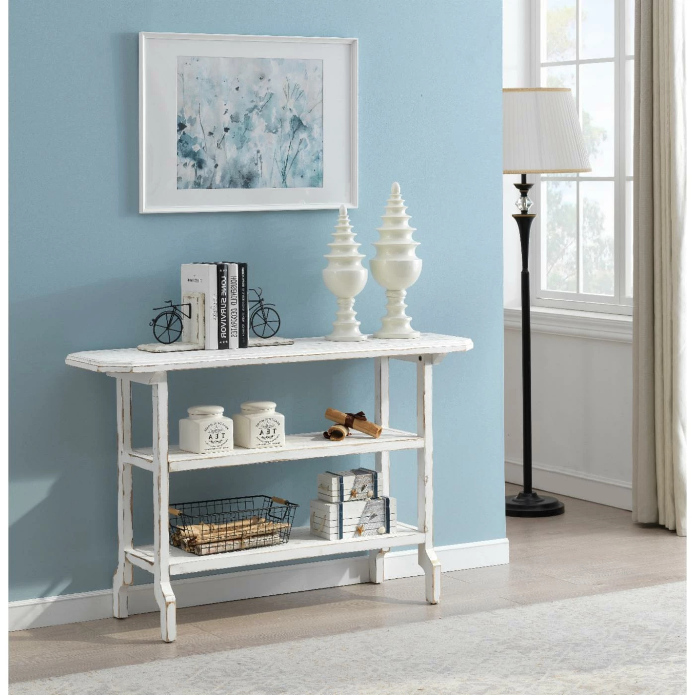 Best reviews of ๐งจ Wood Coast To Coast Imports White Wash Console Table ๐งจ - Image 2