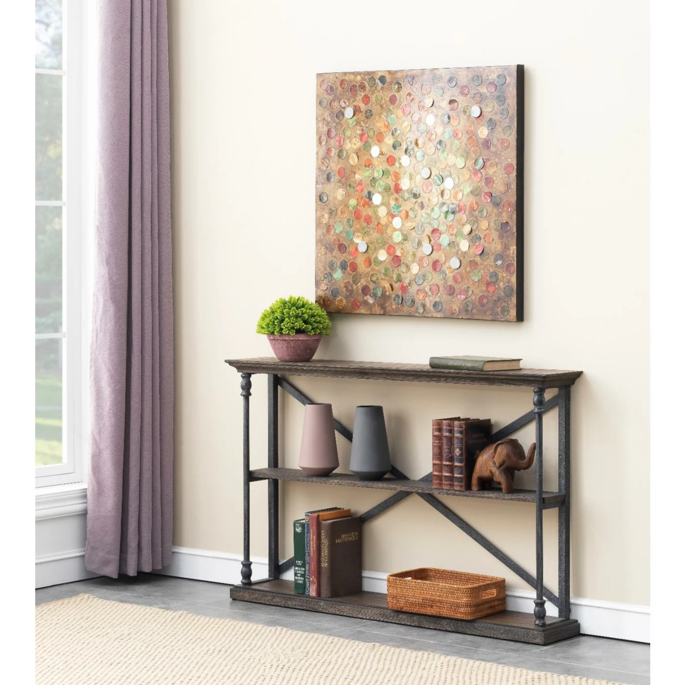 Budget 👏 Wood Coast To Coast Imports Corbin Console Table 👍 - Image 2