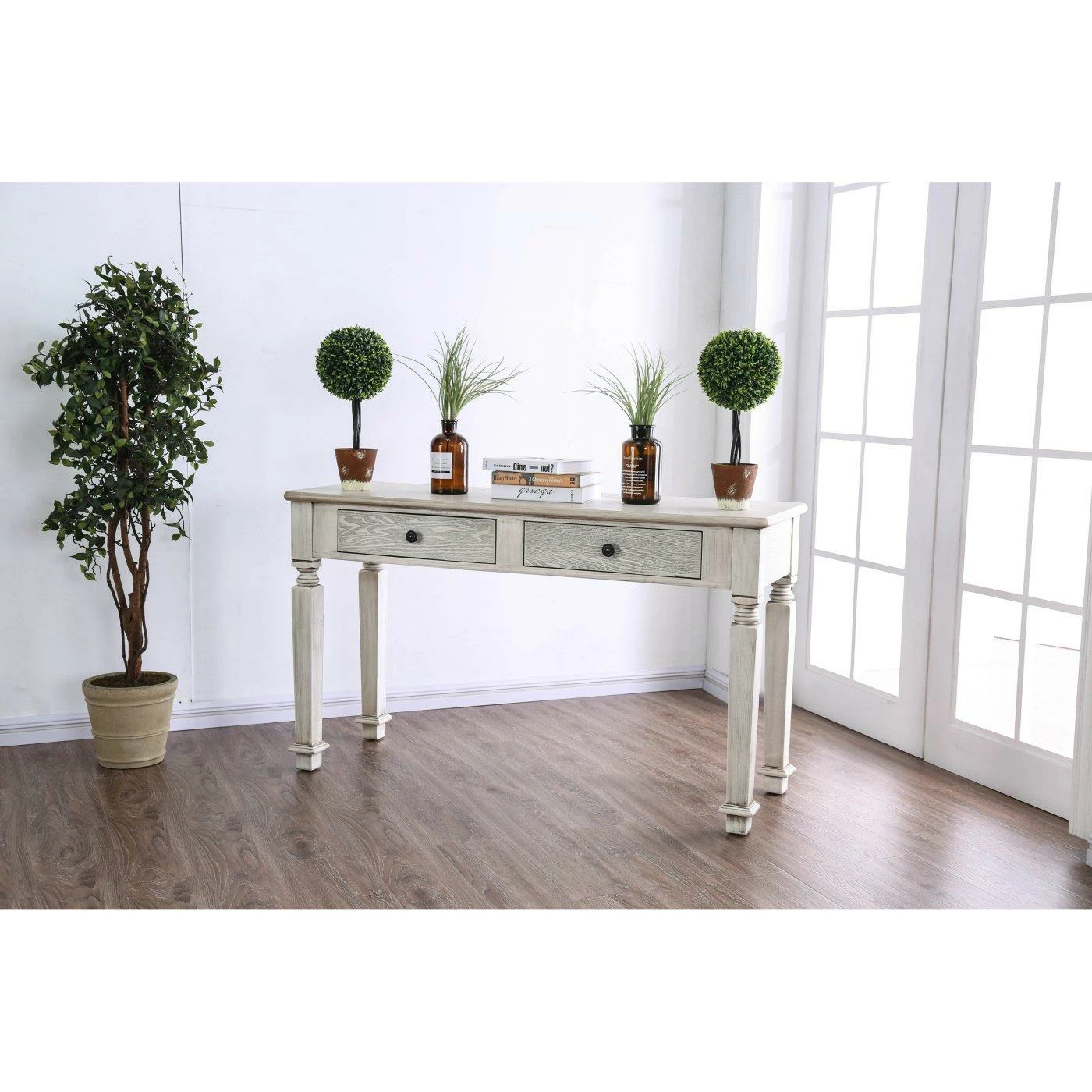 Top 10 🎉 Wood HN Home Hardley Coastal Rustic Console Table ❤️ - Image 2