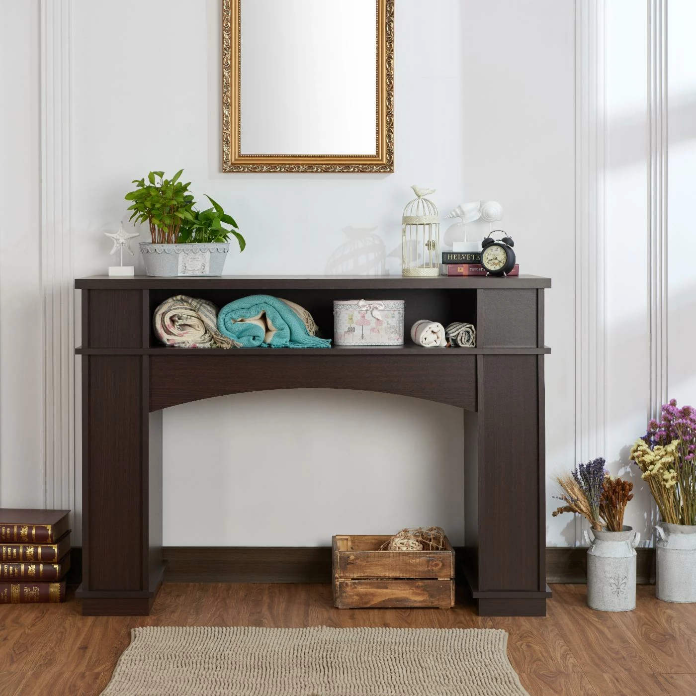 Flash Sale 🎁 Wood Furniture Of America Rosebud Contemporary 1-Shelf Console Table 🤩 2 Flash Sale 🎁 Wood Furniture Of America Rosebud Contemporary 1-Shelf Console Table 🤩 - Image 2