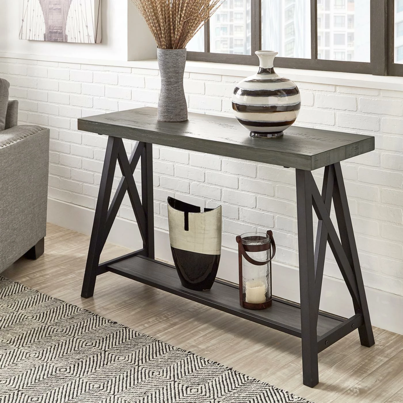 Budget π Metal Weston Home Strandel Sofa Table β¨ - Image 2