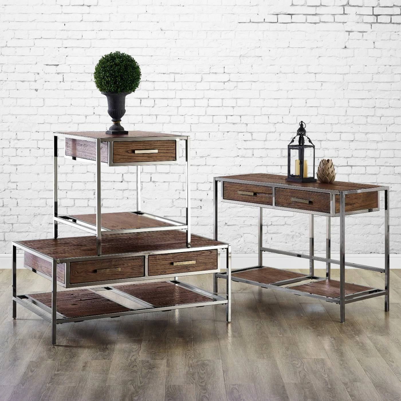 Best reviews of β Right2Home Smoked Metal Sofa Table 𧨠- Image 2