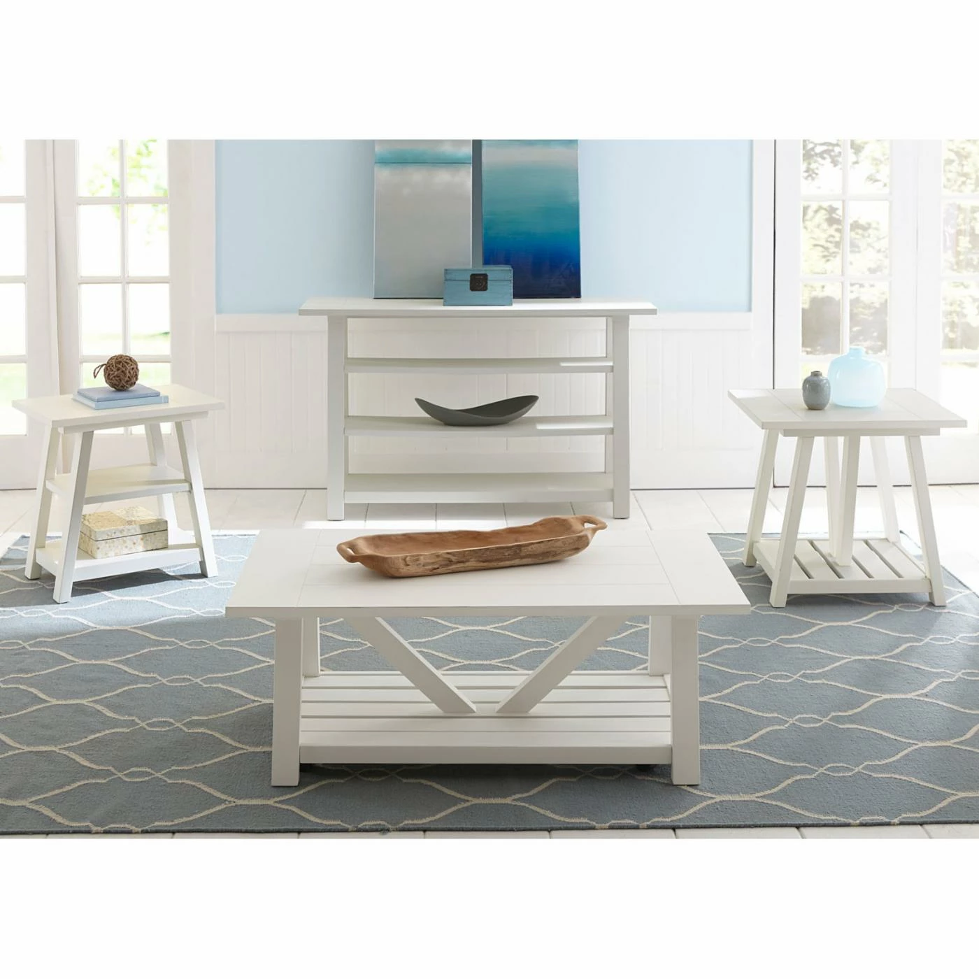 Promo π Liberty Furniture Industries Wood Liberty Furniture βοΈ Summer House Sofa Table π₯ - Image 2