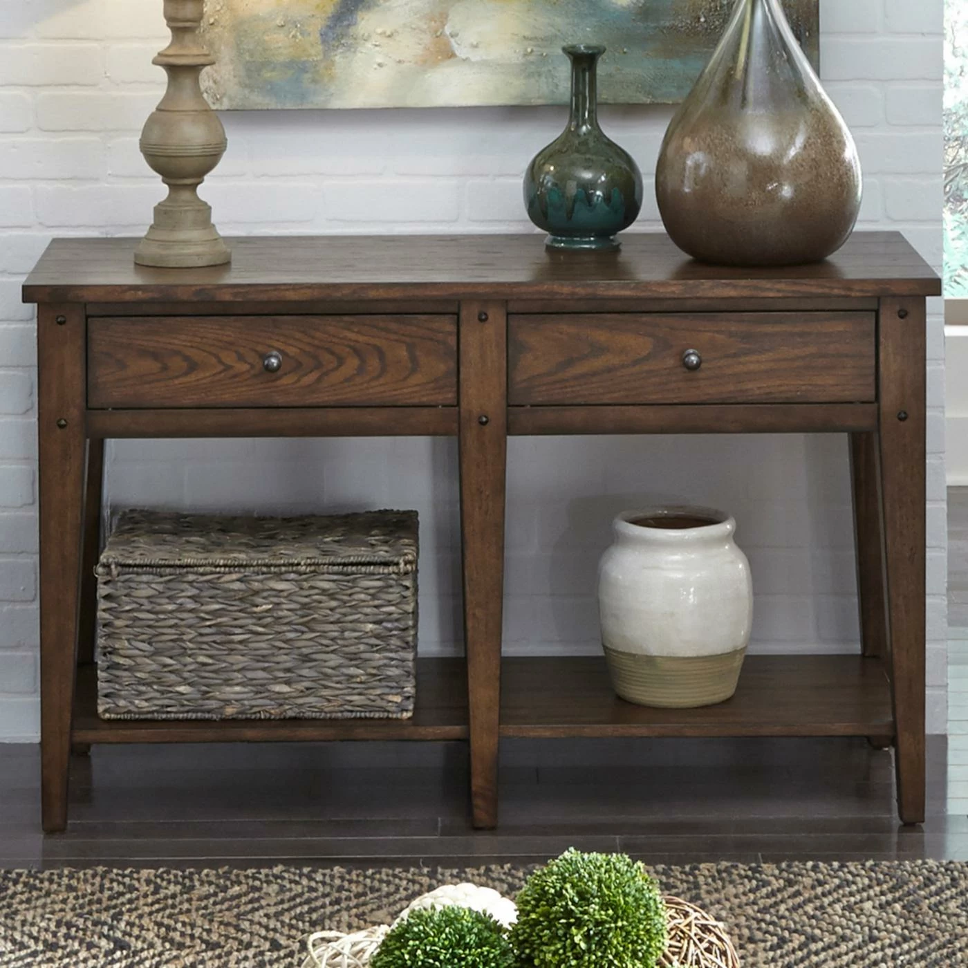 Wholesale π Rectangle Liberty Furniture Industries Lake House Console Table β¨ - Image 2