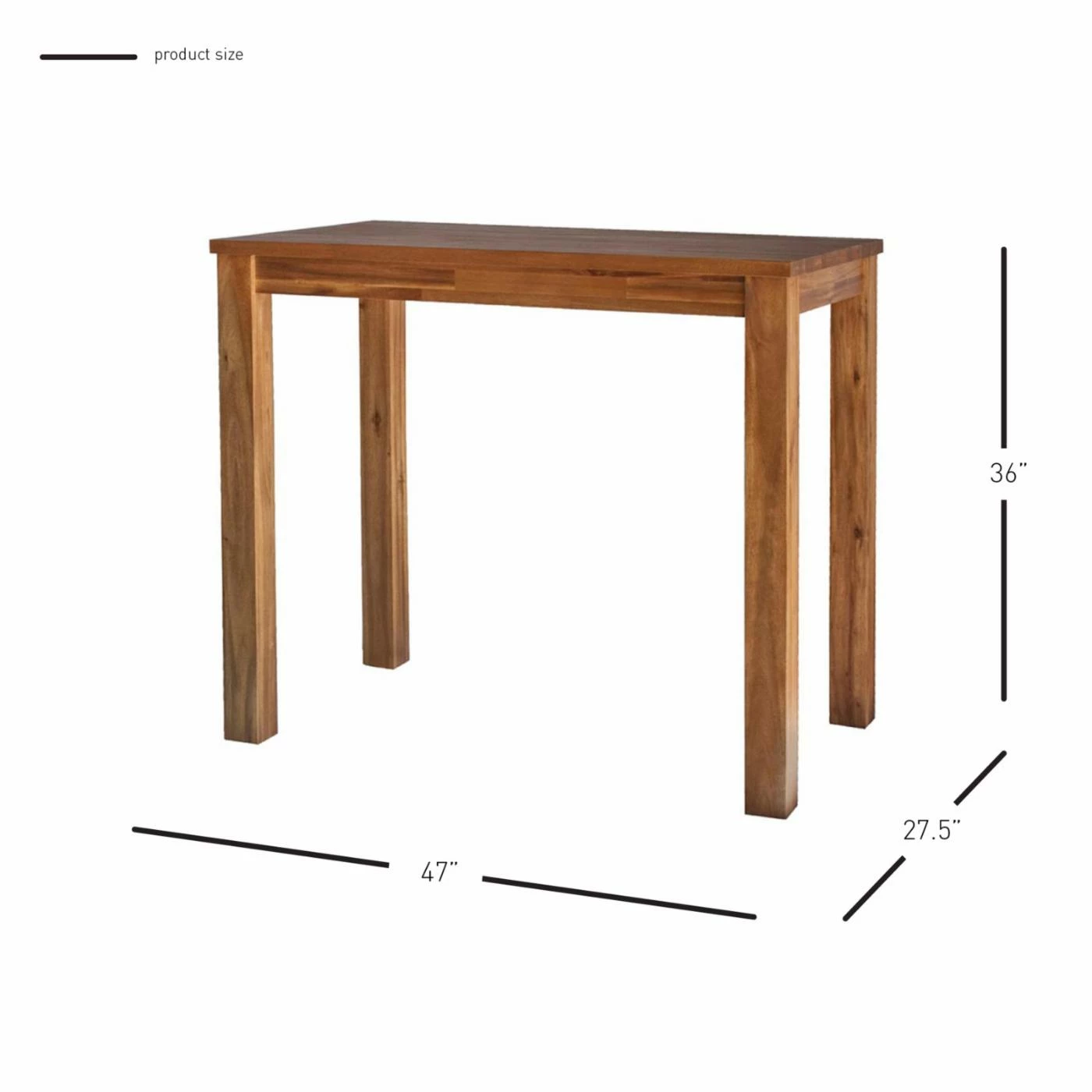 New 😉 Wood New Pacific Direct Inc. Tiburon Console Table 👍 2 New 😉 Wood New Pacific Direct Inc. Tiburon Console Table 👍 - Image 2