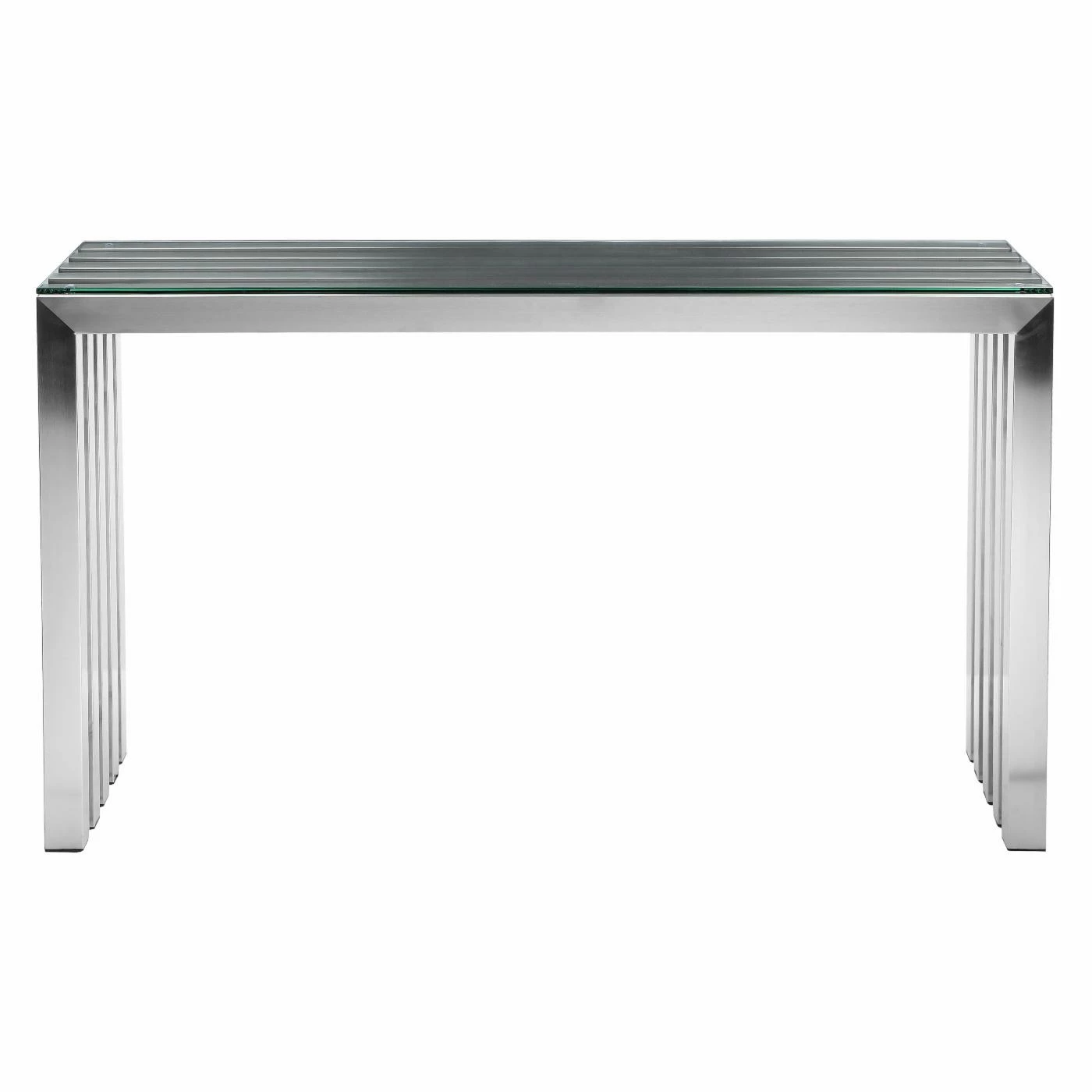 New ๐ฅฐ Pangea Home Vlad Console Brushed Metal ๐ฏ 2 New ๐ฅฐ Pangea Home Vlad Console Brushed Metal ๐ฏ - Image 2