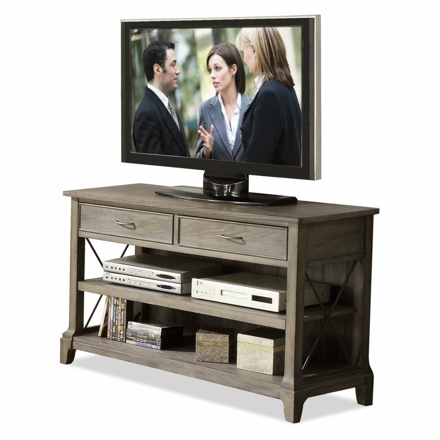 New β¨ Riverside Furniture Riverside Windhaven Console Table - Shenandoah Barnwood π 2 New β¨ Riverside Furniture Riverside Windhaven Console Table - Shenandoah Barnwood π - Image 2