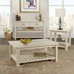 Alternative view of Flash Sale 🤩 Martin Svensson Home Barn Door Solid Wood 50 In. Sofa Console Table 😀