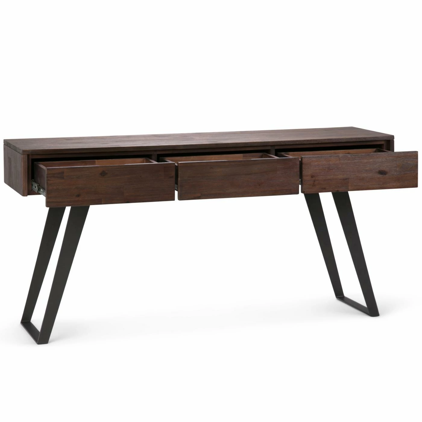 Best Pirce 😀 HN Home Utzon Mid-Century Modern Acacia Wood And Metal Console Table 👏 2 Best Pirce 😀 HN Home Utzon Mid-Century Modern Acacia Wood And Metal Console Table 👏 - Image 2