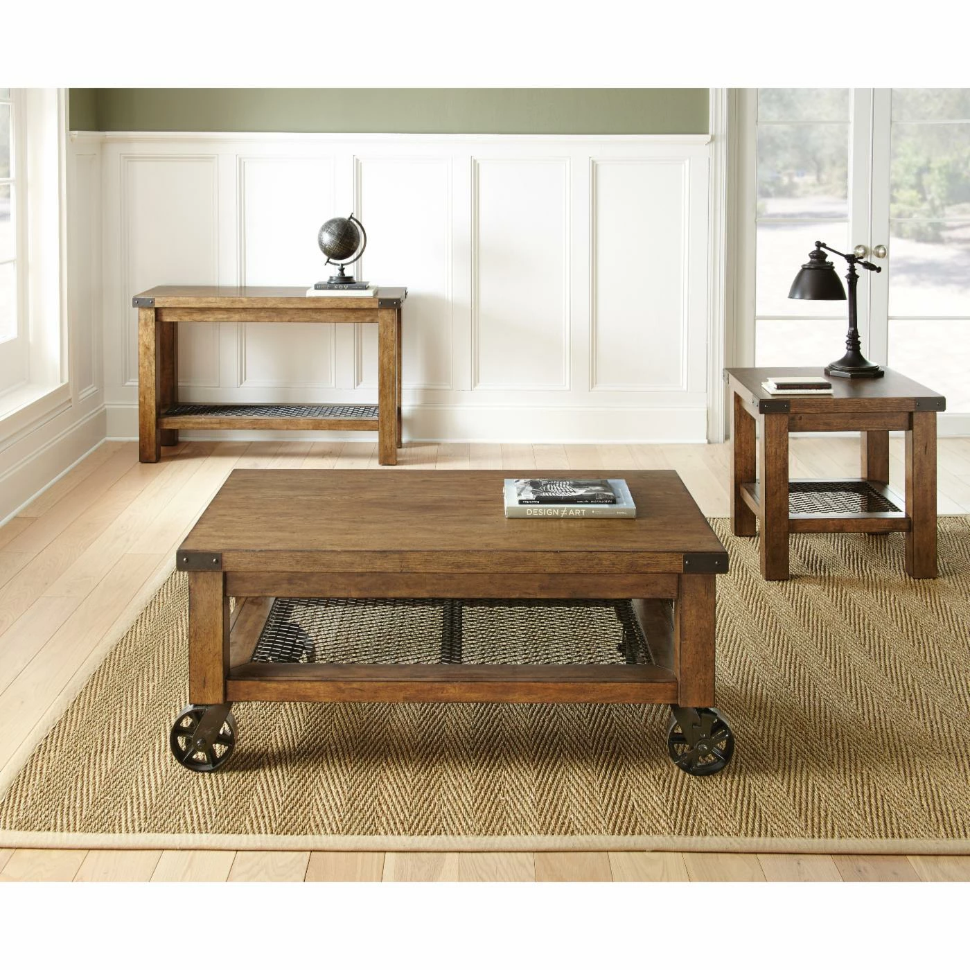 New โจ Steve Silver Co. Wood Steve Silver Hailee Sofa Table ๐ - Image 2