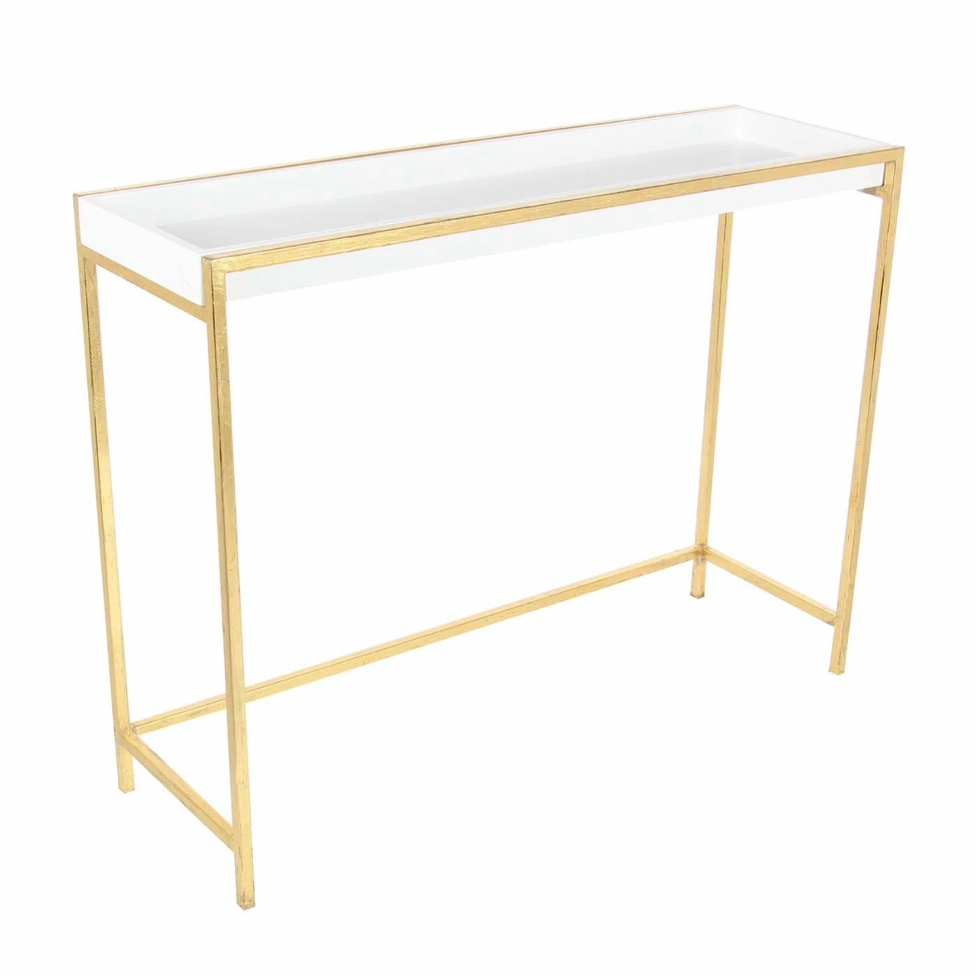Top 10 β Metal DecMode Contemporary Rectangular Nesting Console Tables - Set Of 2 π - Image 2