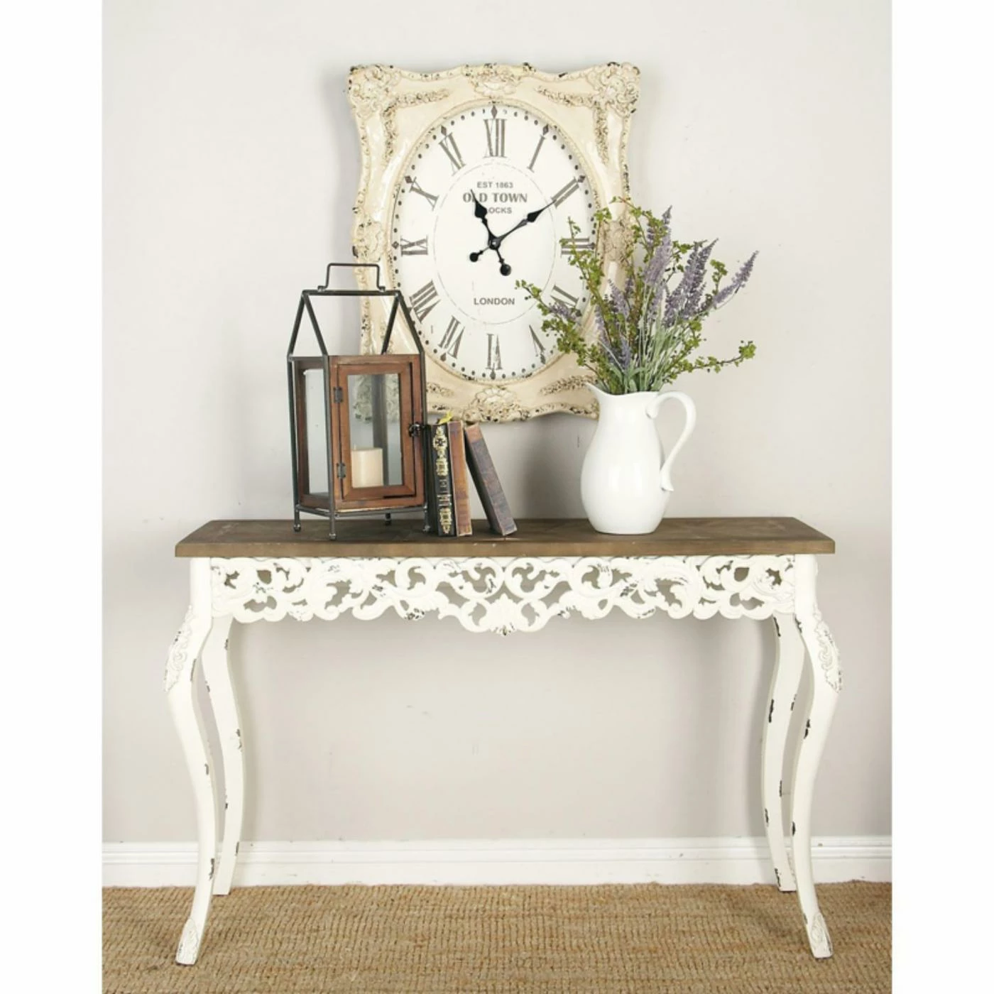 Coupon π DecMode 46 In. Wood Carved Console Table β 2 Coupon π DecMode 46 In. Wood Carved Console Table β - Image 2