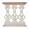 Brand new 🧨 A & B Home Wood A & B Home Classic Vintage White Wash Console Table ✔️