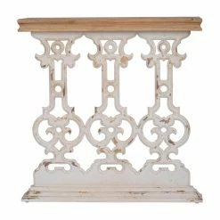 Brand new 🧨 A & B Home Wood A & B Home Classic Vintage White Wash Console Table ✔️