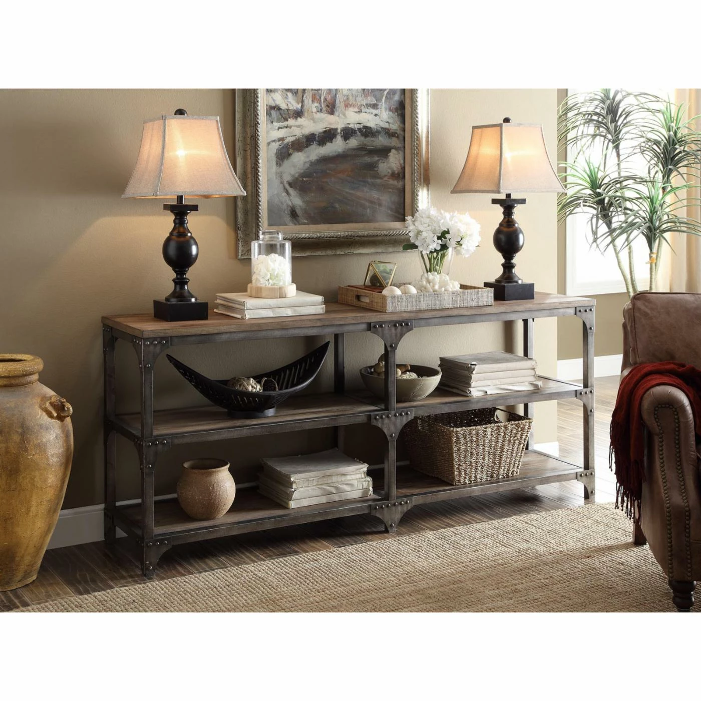 Top 10 π Metal Acme Furniture Gorden Weathered Oak And Antique Silver Console Table β