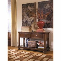 Wholesale 🥰 Wood Signature Design By Ashley Porter Console Table ✔️