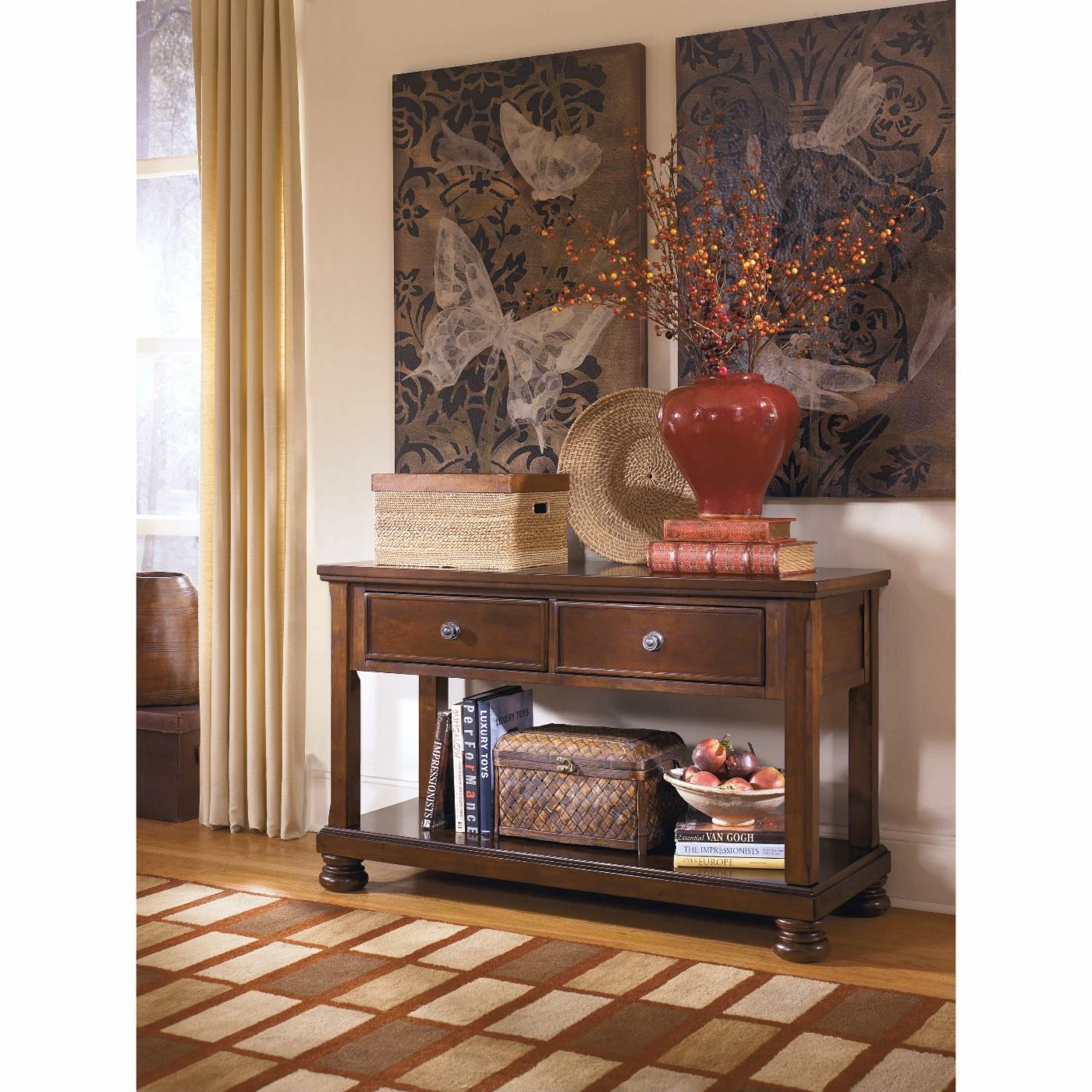 Wholesale 🥰 Wood Signature Design By Ashley Porter Console Table ✔️