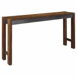 Deals 🎁 Wood Signature Design By Ashley Torjin 72 In. Long Counter Height Console Table ⭐