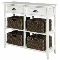 Cheapest 🎉 Wood Signature Design By Ashley Oslember Sofa Table 💯