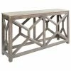 Brand new 🔥 Wood Signature Design By Ashley Lanzburg Weathered Console Table 😉