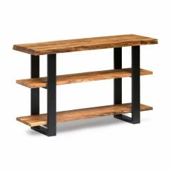 Coupon ❤️ Alaterre Furniture Alpine Natural Live Edge Wood Media Console Table 👍