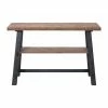 Best reviews of ❤️ Alaterre Furniture Adam Solid Wood Sofa/TV Console Table With Shelf 🌟