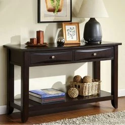 Budget 👏 Wood Benzara Baldwin Style Sofa Table 💯