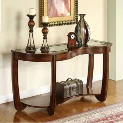 Best Sale 👏 Wood Benzara Crystal Falls Sofa Table 🛒