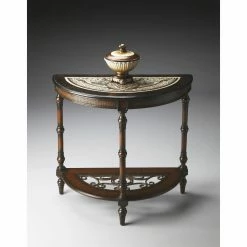 Discount β Butler Specialty Wood Butler Demilune Console Table - Metalworks - 30 W In. π