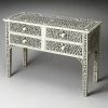 Coupon 🤩 Butler Specialty Wood Butler Vivienne Black Bone Inlay Console Table - Heritage 🌟