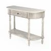 Buy 🌟 Butler Specialty Wood Butler Danielle Marble Console Table - Rustic Gray 🔔