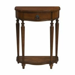 Buy 🎁 Butler Specialty Wood Butler Ashby Demilune Console Table With Storage - Antique Cherry 👏