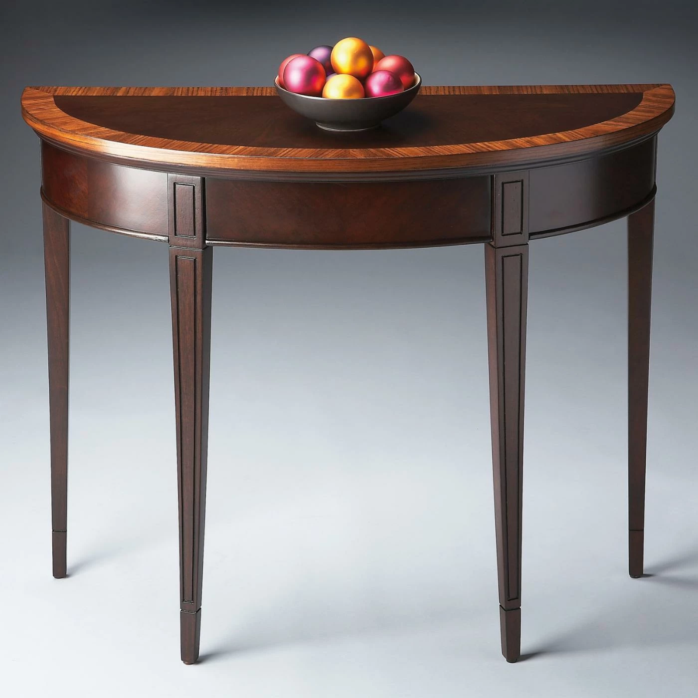 Flash Sale β Butler Specialty Wood Butler Demilune Console Table - Cherry-nouveau π