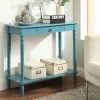 Best Pirce 👏 Wood Convenience Concepts French Country Hall Table With Drawer ✔️