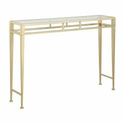 Brand new 👏 Metal Convenience Concepts Gold Coast Julia Hall Table 😍