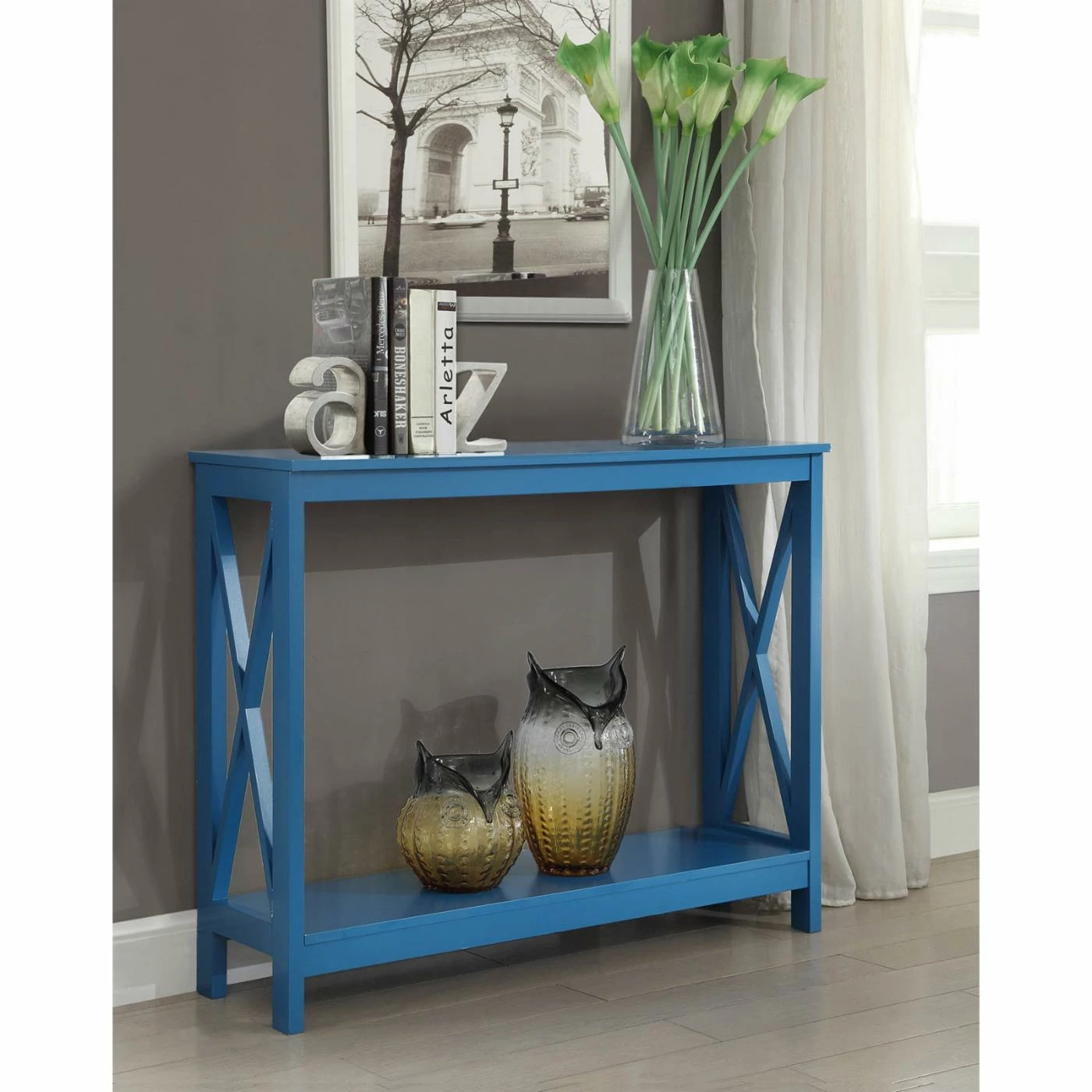 Brand new 🥰 Wood Convenience Concepts Oxford Console Table 🔔 1 Brand new 🥰 Wood Convenience Concepts Oxford Console Table 🔔