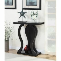 New 🎁 Wood Convenience Concepts Newport Terry B Console Table 💯